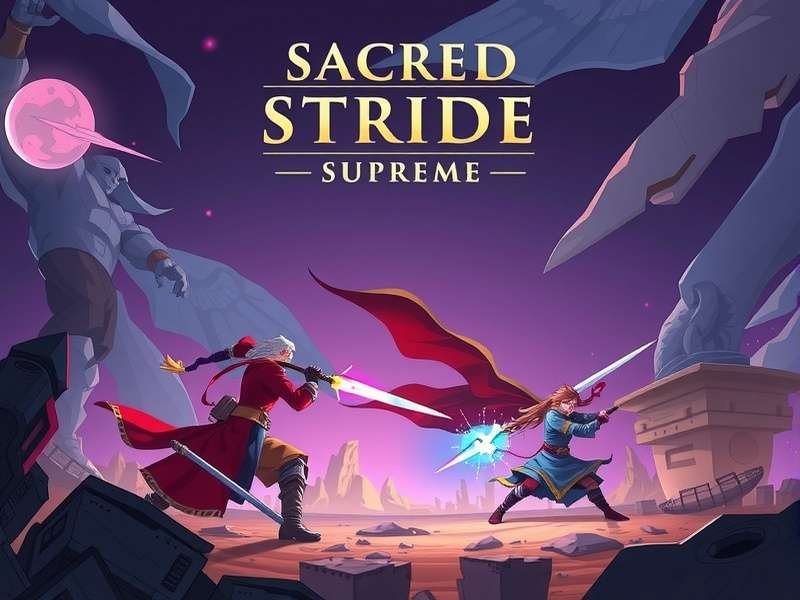 Sacred Stride Supreme Game Banner